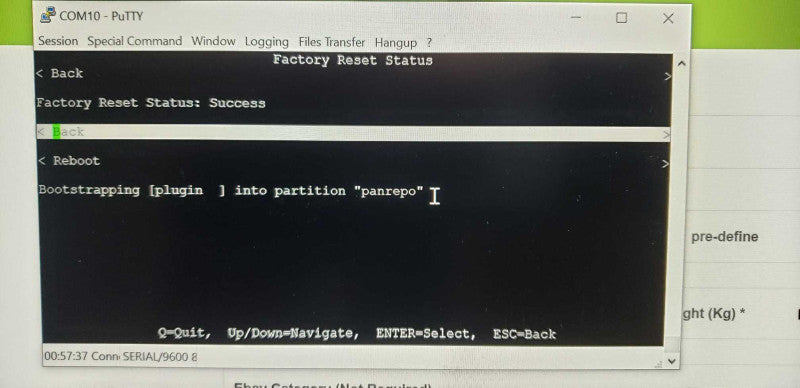 Palo Alto PA-820 Firewall Security Appliance factory reset to default  #