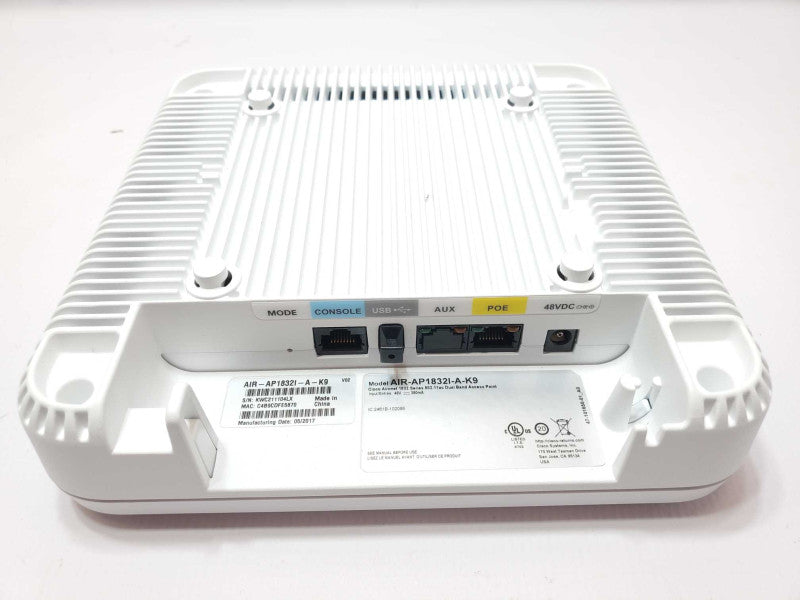 Cisco AIR-AP1832I-A-K9 wireless access point, reset to Factory default _