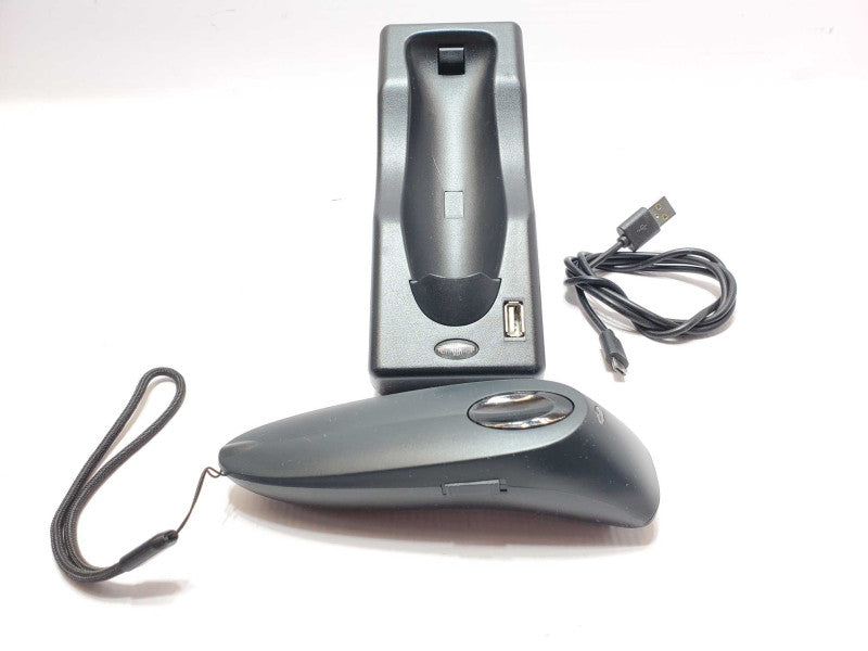 Portable wireless (Bluetooth) Barcode scanner with Charging Base/ USB cable _