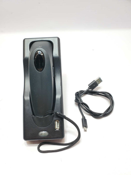 Portable wireless (Bluetooth) Barcode scanner with Charging Base/ USB cable _