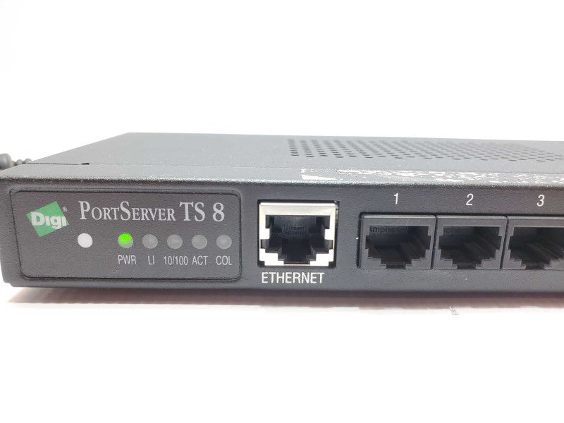 Digi PortServer TS 8 Port Server 50001208-01 No Power Adapter Included _
