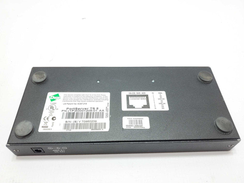 Digi PortServer TS 8 Port Server 50001208-01 No Power Adapter Included _