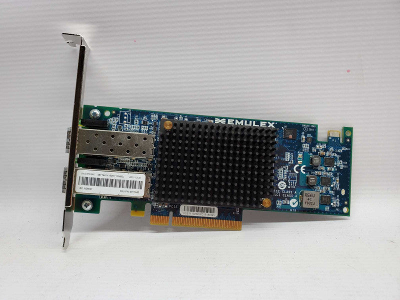 IBM 49Y7942 Emulex Dual Port 10Gb Network Interface NIC Ethernet Adapter, & 2S (