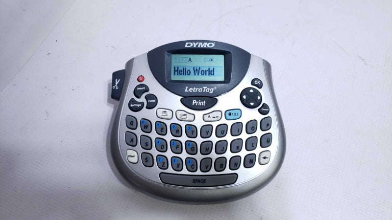 Dymo Label Maker Portable Handheld LetraTag LT-100T W/QWERTY Keyboard [