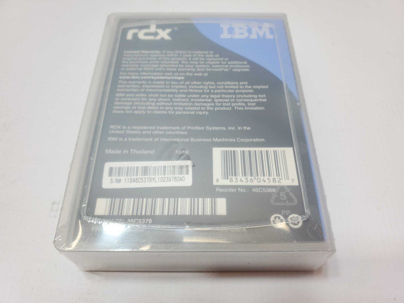 IBM RDX 500GB 2.5\\'\\' Removable Disk Cartridge 46C5379 _