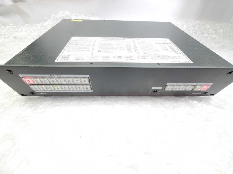 Extron DXP 88 DVI Pro 8X8 DVI Matrix Switcher _ Power-on tested )