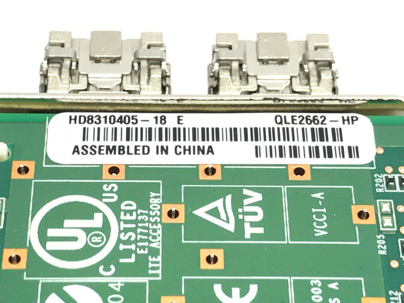 HPE StoreFabric PCI-e x8 16GbFC 2-Port QW972-63001 QLE2662-HP +