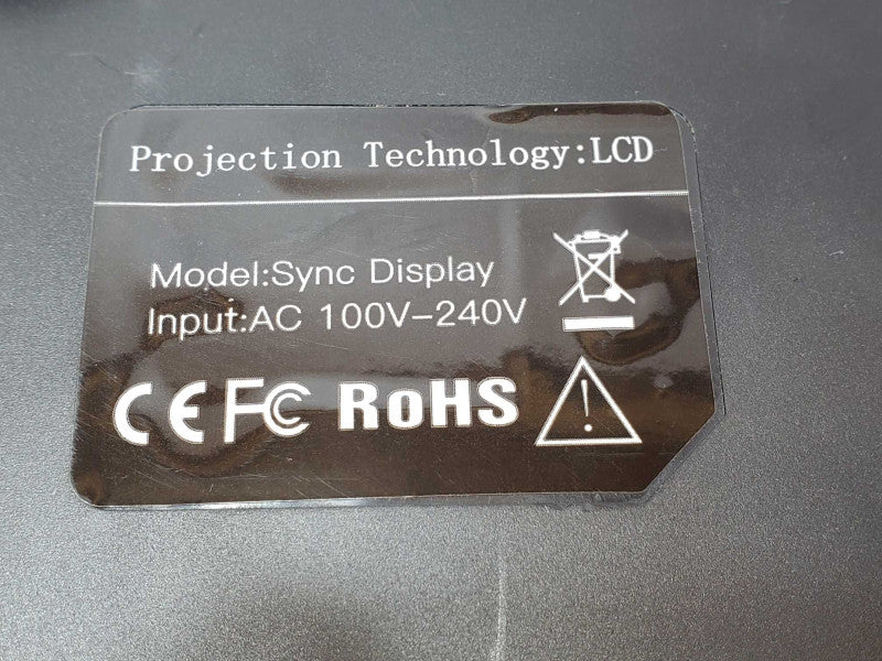 Projector Technology:LCD sync Display Projector, HDMI/VGA _