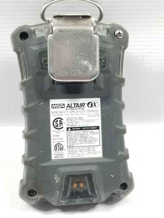 MSA Altair 4X multi Gas Meter Monitor O2,H2S,CO,LEL, NO Charger, AS-IS, QTY. ~