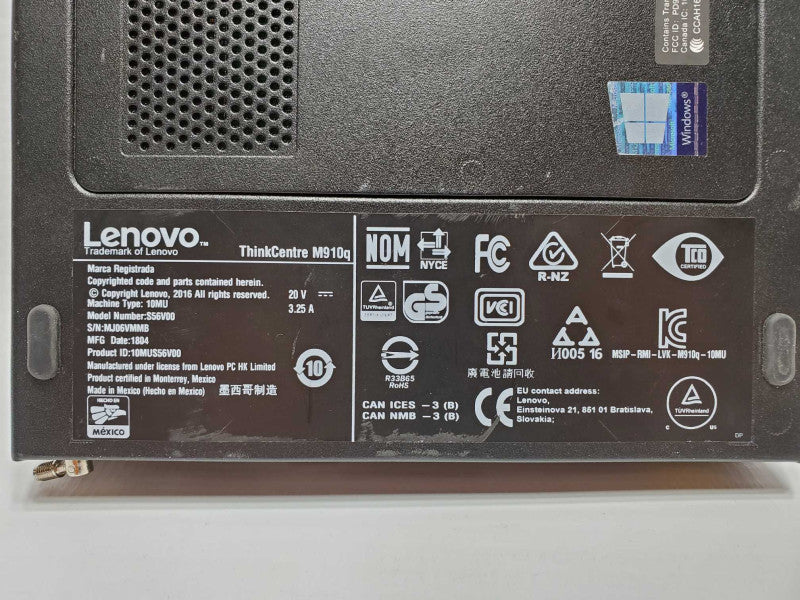 Lenovo ThinkCentre M910q Core i5-7500t @ 2.7GHz 8GB NO HDD *READ* (