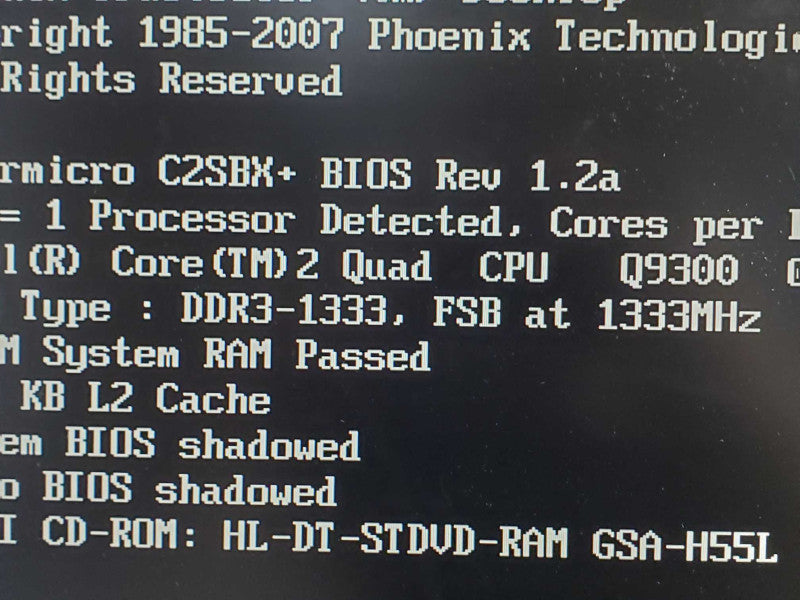 Supermicro CS2BX+ Intel Q9300 2.5GHz 2GB DDR3, Adaptec 5405 RAID, No HDD |
