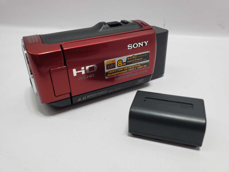 SONY Handicam Camcorder HDR-CX100 4.0MP w/ 2x Batteries |