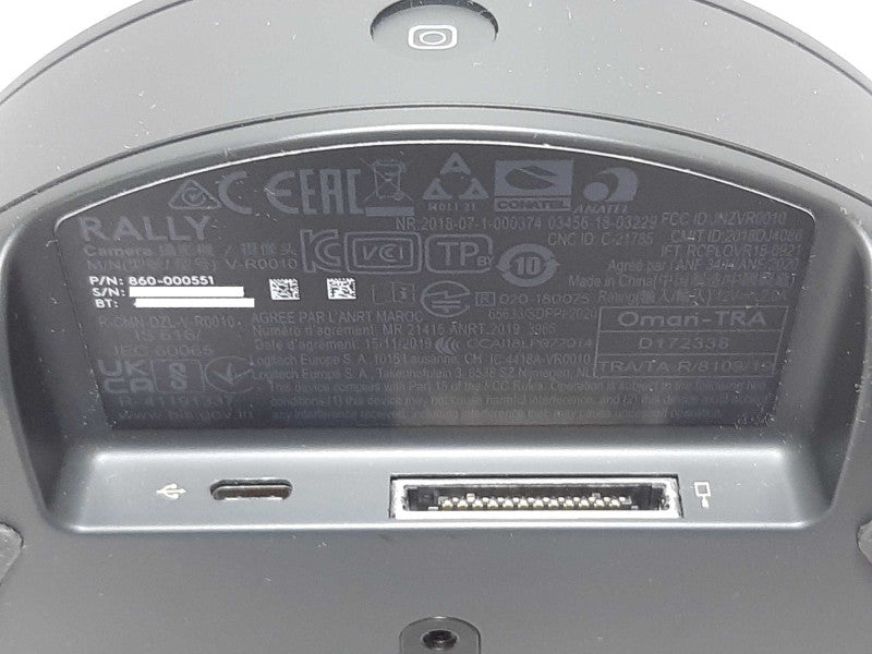 Logitech Rally V-R0010 Conference Camera 860-000569 - AS IS +