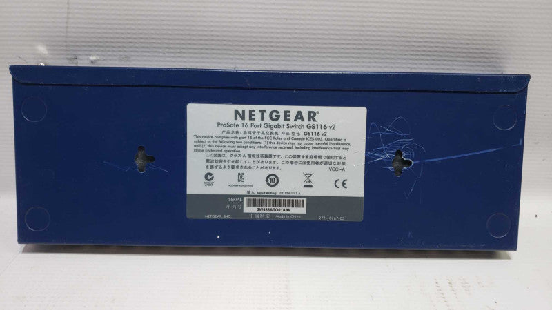 Netgear Prosafe GS116 V2 16-Port Gigabit Switch [