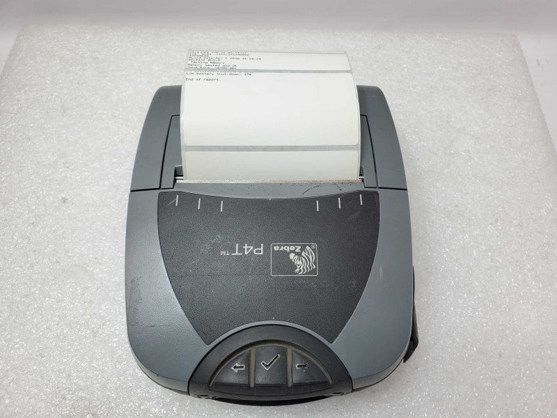 Zebra P4T Mobile Thermal Label Printer, No Power Adapter _