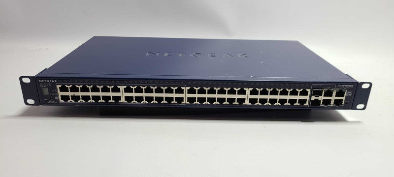 NETGEAR Prosafe FS752TPS 48Port Ethernet 4SFP Stackable Smart POE Switch $