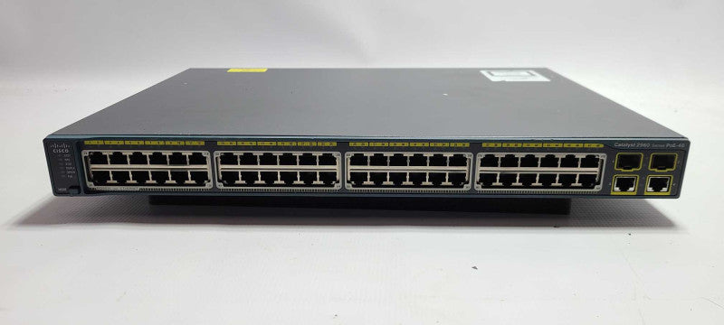 Cisco Catalyst 2960 WS-C2960-48PST-L 48 Port PoE 10/100 2x SFP Ethernet Switch $
