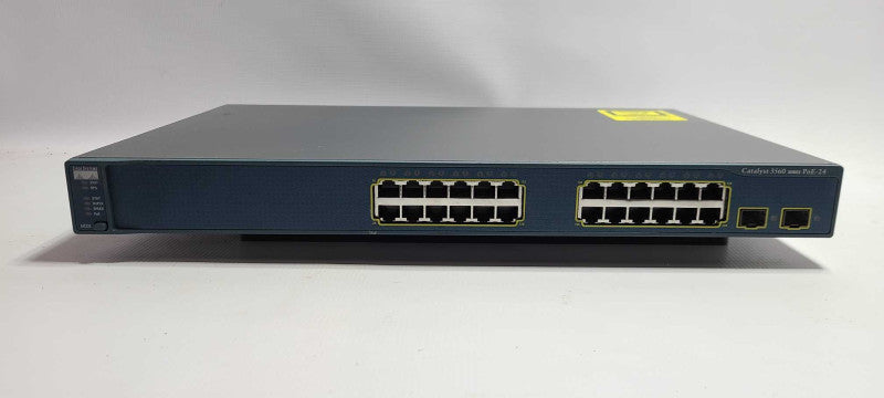 Cisco Catalyst WS-C3560-24PS-E PoE 24 Port Gigabit 2x SFP Port Managed Switch  $