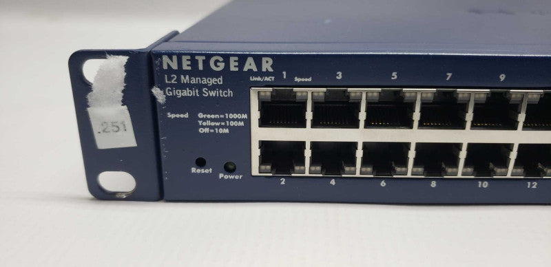 netgear prosafe 48x port gigabit ethernet l2 managed switch GSM7248 #\t #