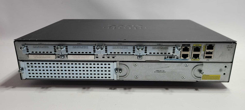 Cisco 2911/K9 V05 2900 Series ISR Integrated Services Router 512MB $