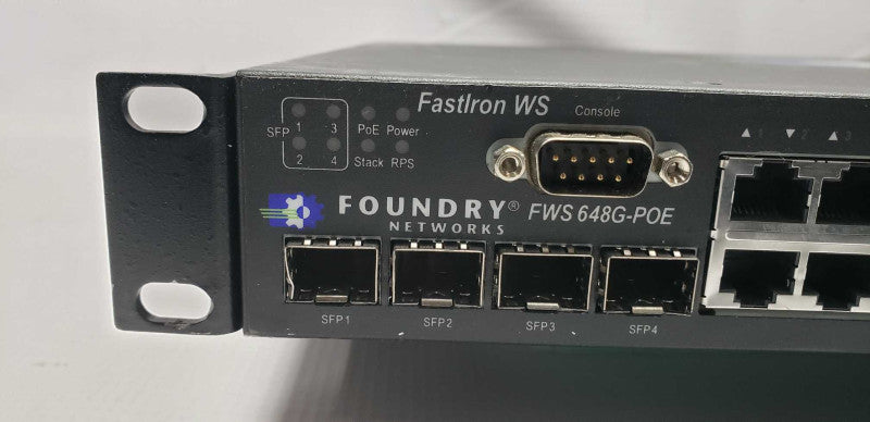 Brocade FastIron FWS648G-POE Ethernet Switch #
