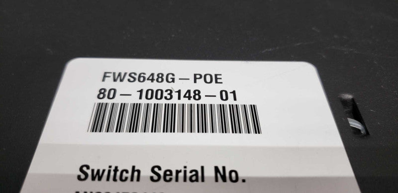 Brocade FastIron FWS648G-POE Ethernet Switch #