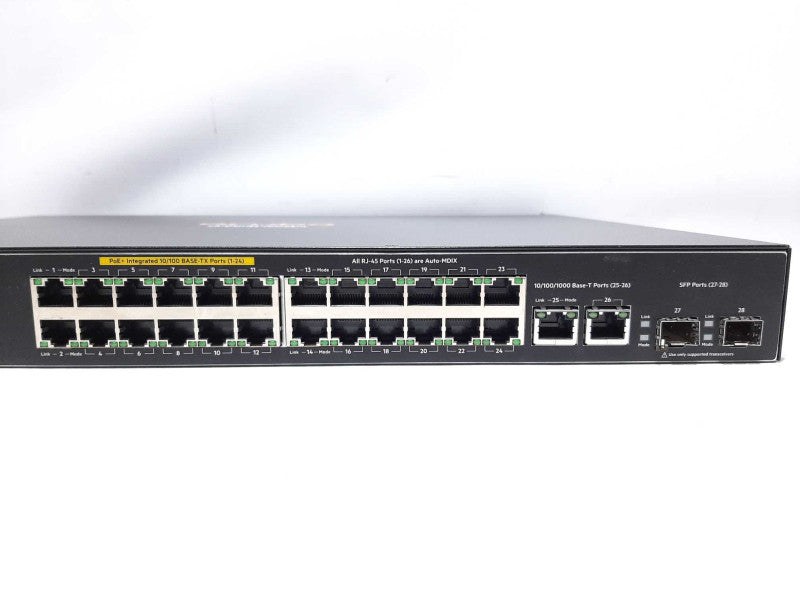 HP ARUBA 2530-24 PoE+ 24Port PoE Switch &2X Gbe 2X SFP J9779A +