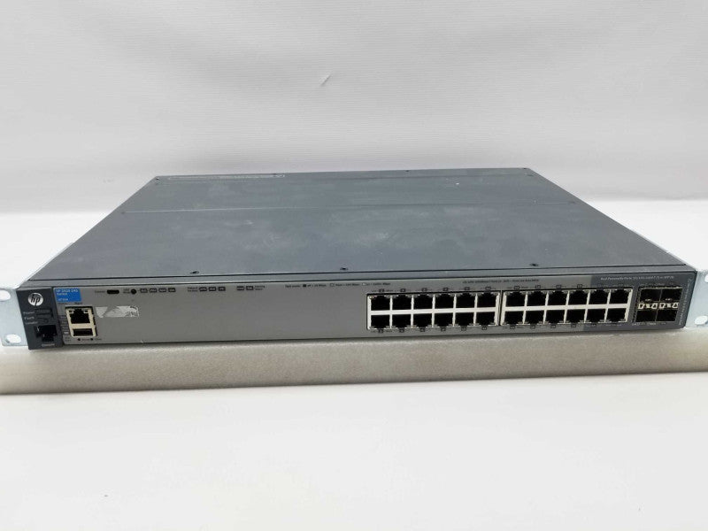 J9726A HP Aruba 2920-24G 24-Port Gigabit Switch, FCTY RESET, QTY. ~