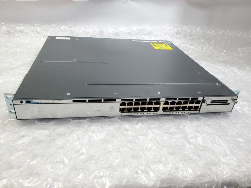 Cisco Catalyst WS-C3750X-24T-S 24-Port PoE+ Gigabit Switch 1x350WAC PSU  )