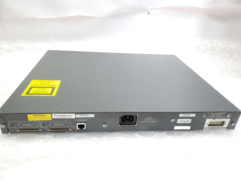 Cisco Catalyst 3750 WS-C3750-48PS-E V10 48-Port Managed 10/100 PoE Switch )