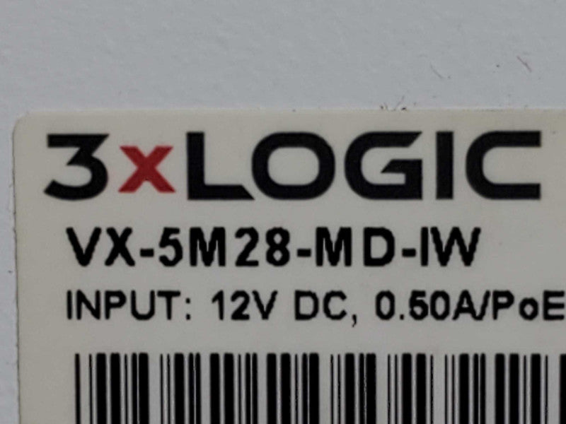 3XLogic VX-5M28 MIniDome Camera (AS-IS) |