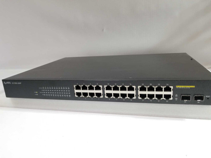 Zyxel GS1900-24HP with Brackets XyXEL 24-Port Gigabit PoE+ Switch ~