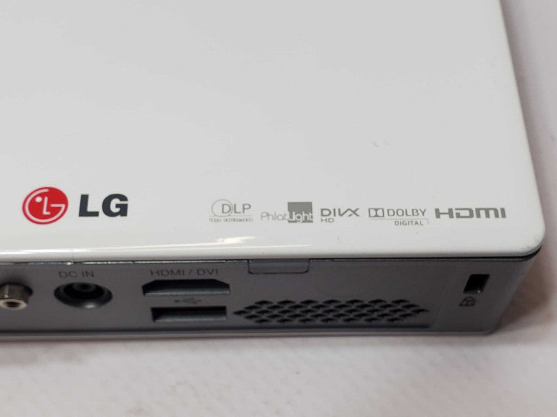 LG PB60G-JE Micro-portable LED Projector, No Power adapter, Untested, AS-IS _