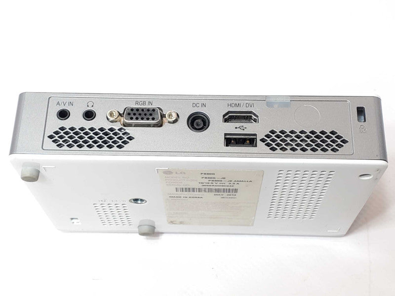 LG PB60G-JE Micro-portable LED Projector, No Power adapter, Untested, AS-IS _