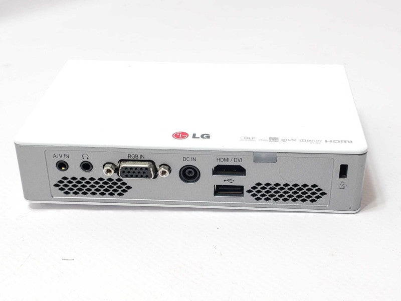 LG PB60G-JE Micro-portable LED Projector, No Power adapter, Untested, AS-IS _