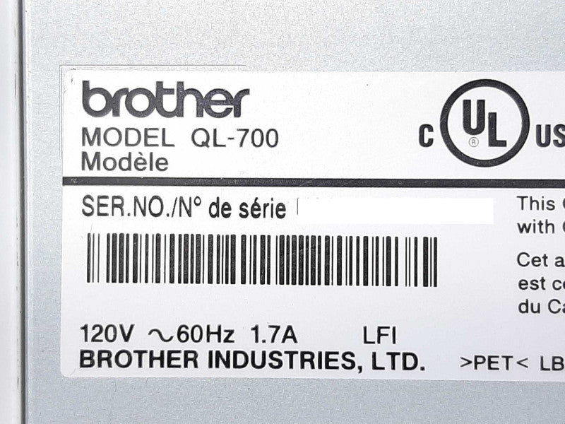 Brother QL-700 Thermal Label Printer +