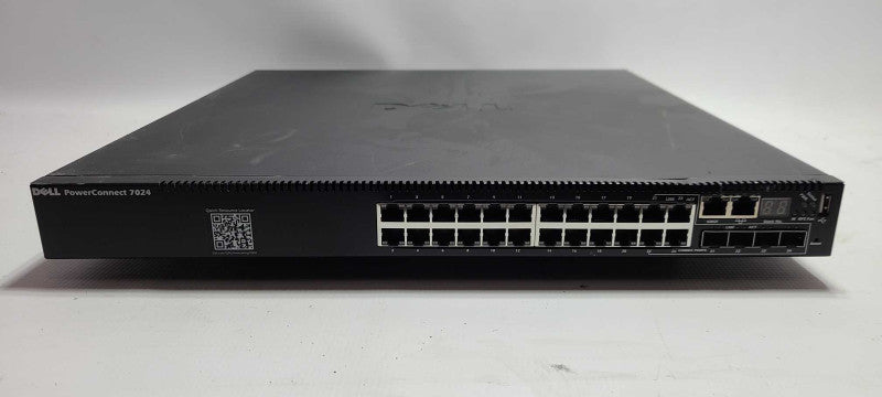 Dell PowerConnect 7024 24 Port Gigabit Ethernet 4xSFP Ports Managed Switch QTY $