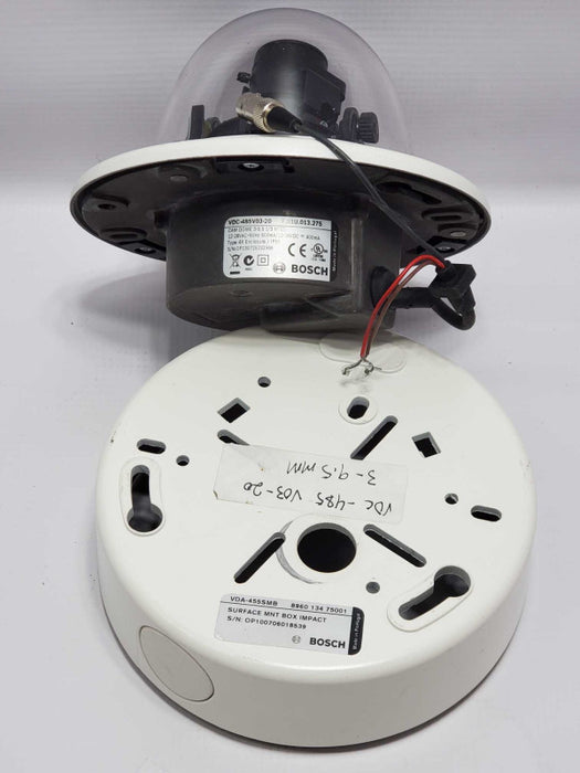 BOSCH Dome Camera VDC-485V03-20 and Mounting BoxDA-455SMB |