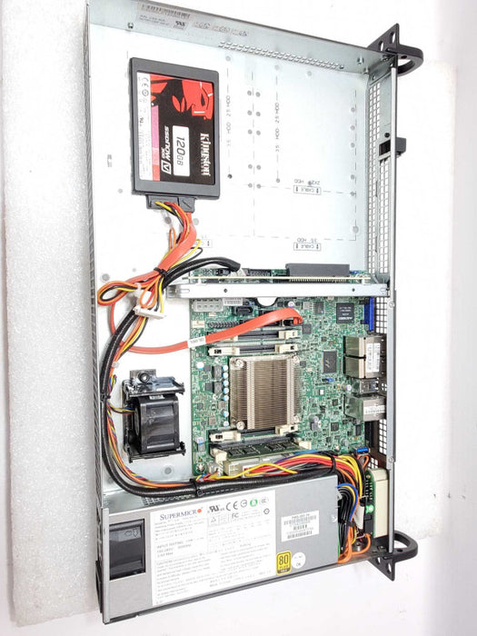 SuperMicro A1SRi-2758F Micro SRV, Intel Atom CPU, 4GB RAM, 120GB SSD _