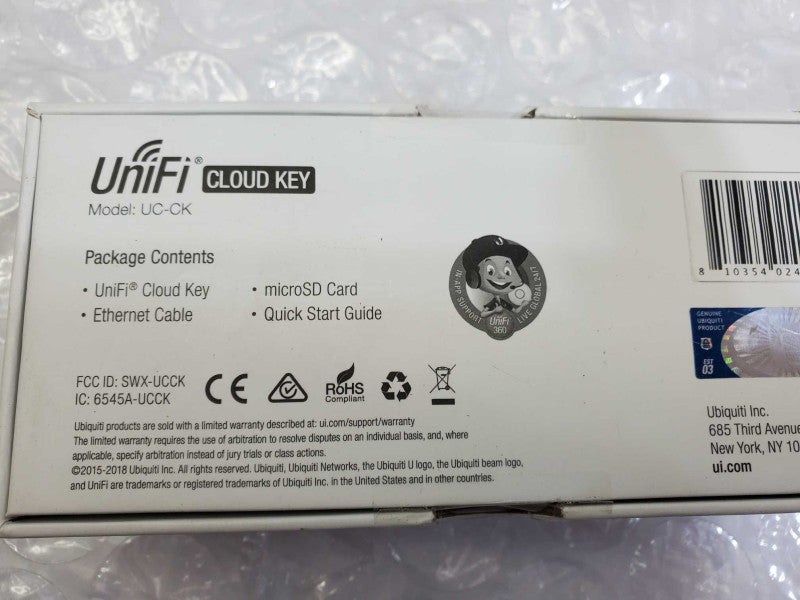 Brand New Ubiquiti Networks UC-CK UniFi Controller Cloud Key  )