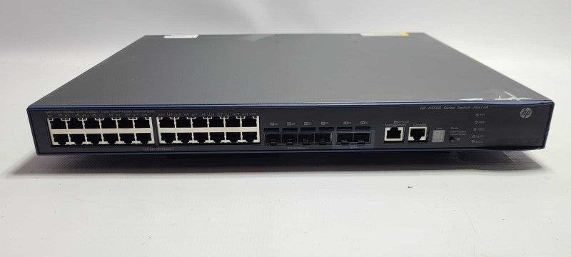 HP A5500-24G-4SFP HI 24 Port Ethernet Gbe 6xSFP Ports 2x PSU Managed Switch $