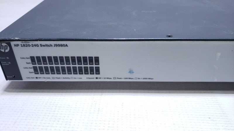 HPE OfficeConnect 1820 Series Switch J9980A 24 x 1GB & 2 x 1GB SFP [