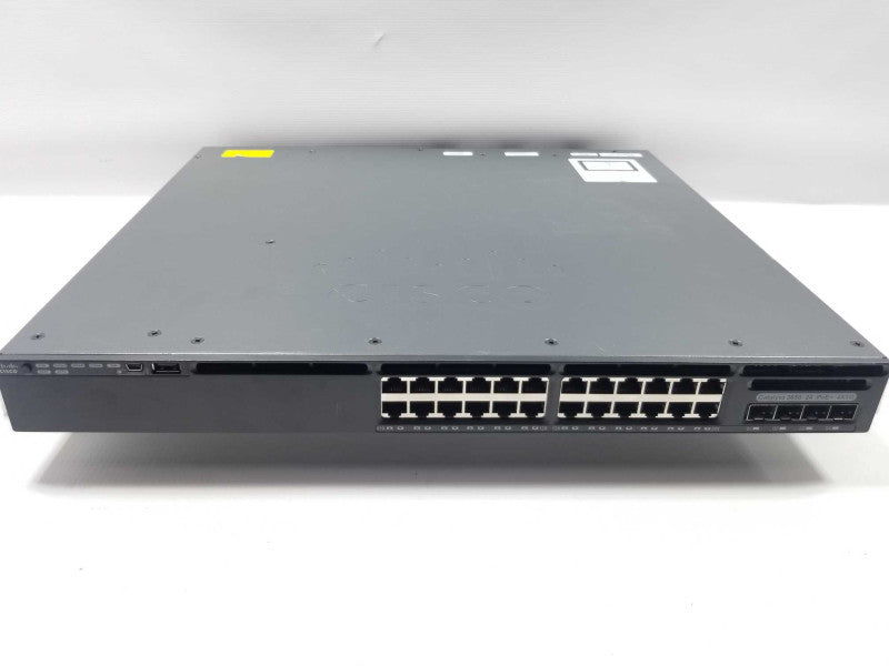 Cisco WS-C3650-24PS-L 24 10/100/1000 Ethernet PoE+ 4x1G Uplink 1xPSU Lan Base ~