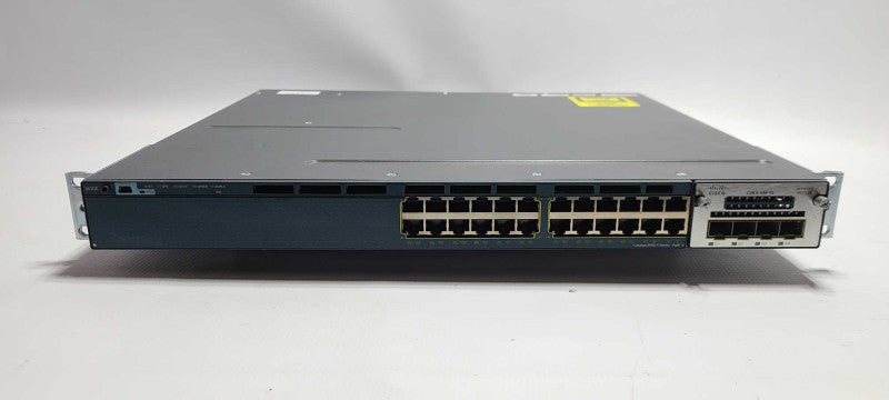 Cisco Catalyst WS-C3560X-24P-S 24-Port Gigabit PoE 1x PSU W/ C3KM-NM-1G Switch $