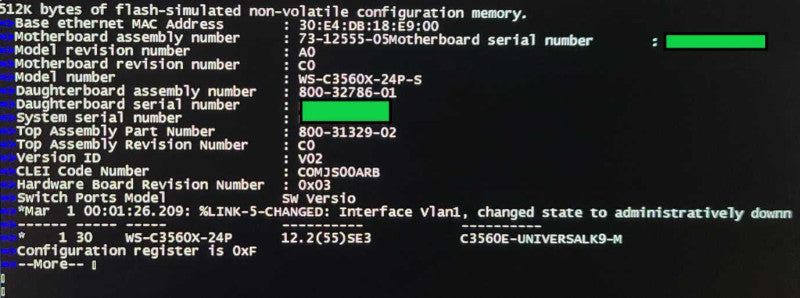 Cisco Catalyst WS-C3560X-24P-S 24-Port Gigabit PoE 1x PSU W/ C3KM-NM-1G Switch $