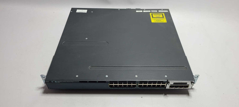 Cisco Catalyst WS-C3560X-24P-S 24-Port Gigabit PoE 1x PSU W/ C3KM-NM-1G Switch $