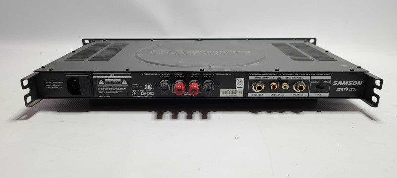 Samson Servo 120a Rackmount 200W Power Amplifier $
