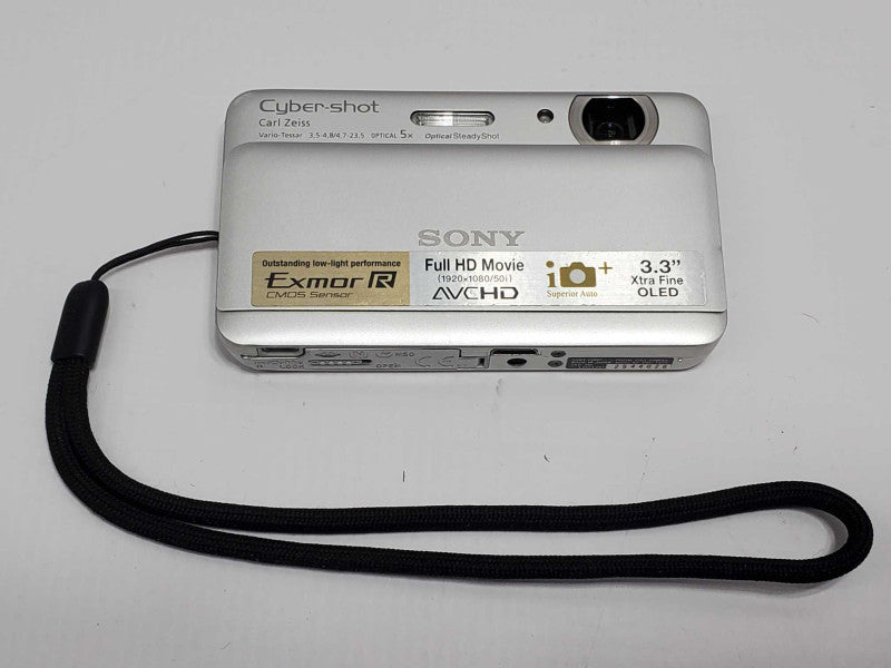 SONY Cybershot DSC-TX55 16.2MP Digital Camera, 2x Batteries |