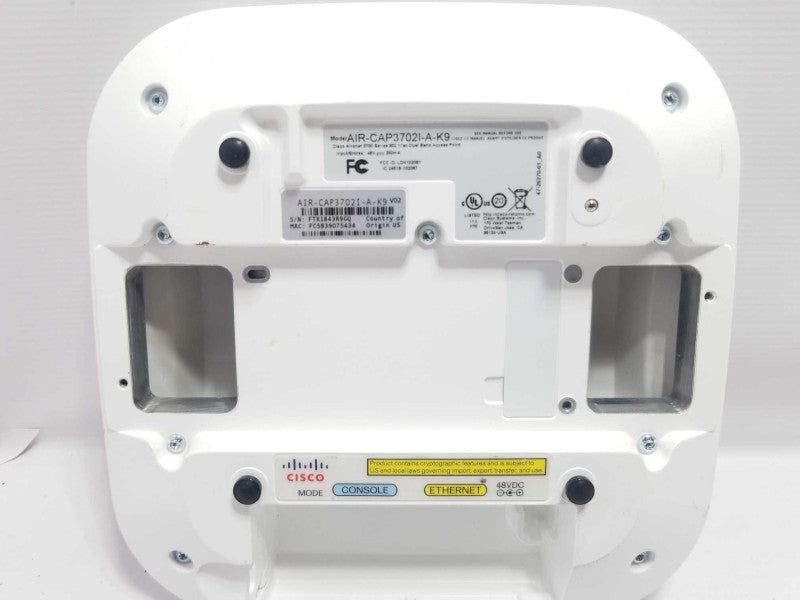 CISCO AIRONET 3702I AIR-CAP3702I-A-K9 DUAL BAND AP 802.11 A/B/G/N/AC ~