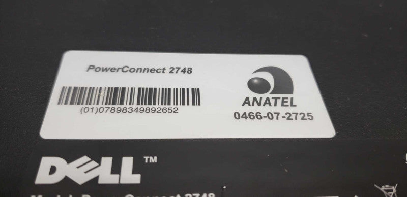 Dell PowerConnect 2748 48-Port Gb Ethernet 4-Port SFP Network Switch  #